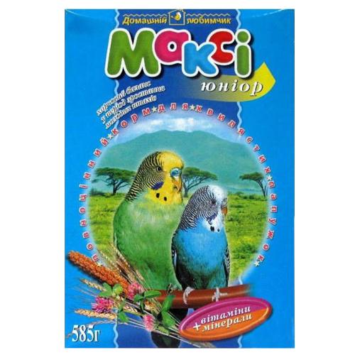 Максі корм для папуг юніор, 585 г + крейда