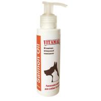 Масло VitamAll Salmon Oil для котів і собак, лососеве, 100 мл Масло VitamAll Salmon Oil для котів і собак, лососеве, 100 мл
