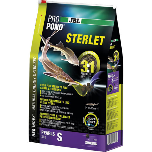 Основний корм JBL ProPond Sterlet S для стерляді невеликого розміру, 1.5 кг