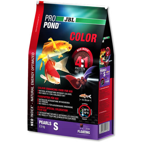 Корм JBL ProPond Color S для посилення забарвлення у невеликих котрі, 2.5 кг