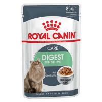 Вологий корм Royal Canin Digest Sensitive при чутливому травленні у кішок, шматочки в соусі, 85 г Вологий корм Royal Canin Digest Sensitive при чутливому травленні у кішок, шматочки в соусі, 85 г