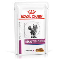 Влажный корм Royal Canin Renal при хронической почечной недостаточности у кошек, курица, 85 г Влажный корм Royal Canin Renal при хронической почечной недостаточности у кошек, курица, 85 г