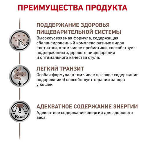 Сухий корм Royal Canin Gastrointestinal Fibre Response при порушеннях травлення у кішок, 400 г