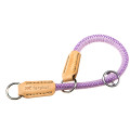 Нашийник-полуудавка Ferplast Derby CS10 / 35 Purple для собак з еко-шкіри, чорна, A: 35 см, 10 мм