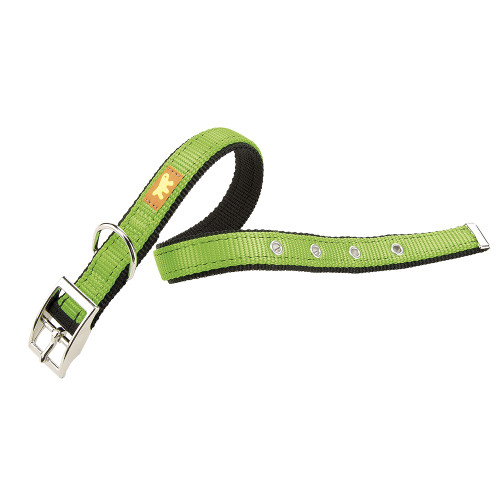 Нейлоновий нашийник Ferplast Dual CF25 / 53 Colours Green для собак, 25 мм, A: 45 ÷ 53 см
