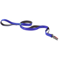 Повідець Ferplast Dual Matic G25 / 120 Black-Blue для собак з автоматичним замикання, 25 мм, 120 см