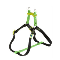 Нейлоновая шлейка Ferplast Easy P Colours Medium Green для собак, A=B: 45÷63 см
