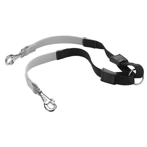 Регульована сворка до повідців Ferplast Elastic Twin для собак, 25 мм, 49 ÷ 59 см