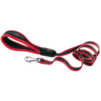 Повідець Ferplast Ergocomfort G15 / 120 Red для собак з ергономічною ручкою на підкладці, 15 мм, 120 см