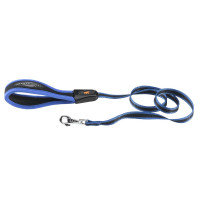 Повідець Ferplast Ergocomfort G20 / 120 Blue для собак з ергономічною ручкою на підкладці, 20 мм, 120 см