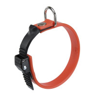 Еластичний нашийник з системою регулювання Ferplast Ergoflex C15 / 22 Orange для собак, A: 18 ÷ 22 см, B: 15 мм