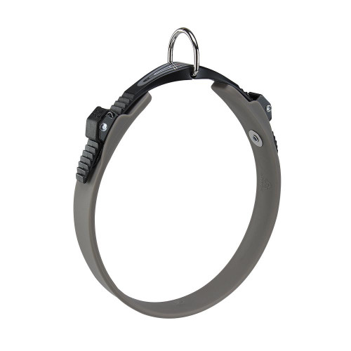 Еластичний нашийник з системою мікрорегулюванням Ferplast Ergoflex C18 / 33 Grey для собак