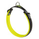 Нашийник на м'якій підкладці Ferplast Ergofluo C25 / 60 Yellow для собак, A: 52 ÷ 60 см, B: 25 мм
