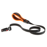 Повідець Ferplast Ergofluo Matic G20 / 120 Orange для собак з автоматичним карабіном, 20 мм, 120 см