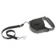 Автоматичний поводок-рулетка для собак до 40 кг Ferplast Flippy Regular Large Black, чорний, 5 м