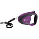 Поводок-рулетка для собак до 25 кг Ferplast Flippy Tech Cord M Purple зі шнуром, фіолетовий, 5 м