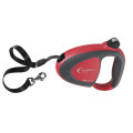 Поводок-рулетка для собак до 50 кг Ferplast Flippy Tech Tape L Red зі стрічкою, червоний, 5 м