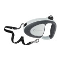 Поводок-рулетка для собак до 12 кг зі стрічкою Ferplast Flippy Tech Tape Grey, сіра, 3 м