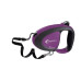Поводок-рулетка для собак до 12 кг зі стрічкою Ferplast Flippy Tech Tape Purple, фіолетовий, 3 м