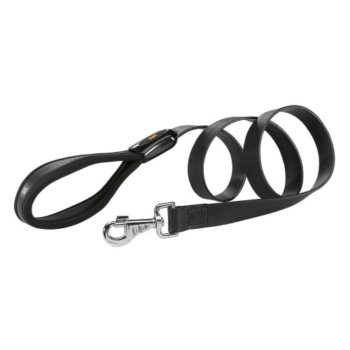 Шкіряний поводок Giotto G20 / 120 Black для собак, 20 мм, 120 см