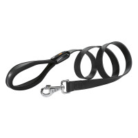 Шкіряний поводок Giotto G25 / 120 Black для собак, 25 мм, 120 см