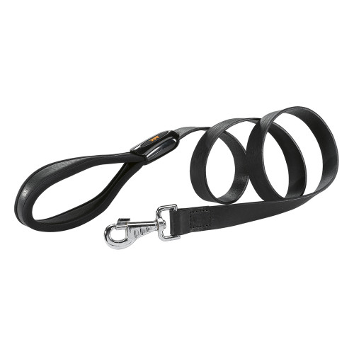 Шкіряний поводок Giotto G25 / 120 Black для собак, 25 мм, 120 см