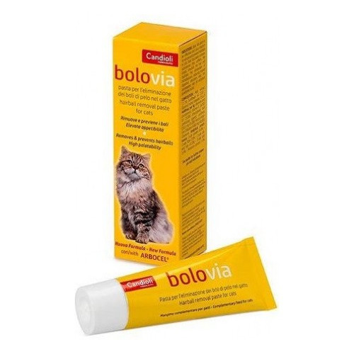 Паста Candioli Bolo Via для виведення шерсті у котів, 25 г
