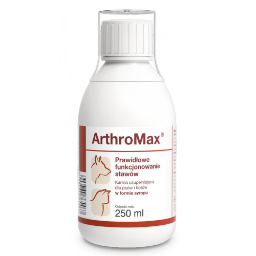 Сироп Dolfos ArthroMax для правильного функціонування суглобів для котів і собак, 250 мл