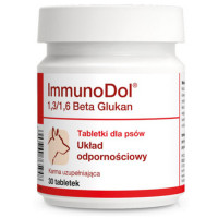 Харчова добавка Dolfos ImmunoDol для підтримки імунітету у собак, 30 табл Харчова добавка Dolfos ImmunoDol для підтримки імунітету у собак, 30 табл