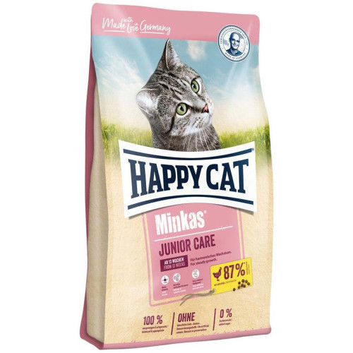 Сухий корм Happy Cat Minkas Junior Care для кошенят, зі смаком птиці, 10 кг