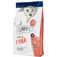 Сухий корм Happy Cat Sensitive Ente для дорослих кішок з чутливим травленням, з качкою і рисом, 4 кг Сухий корм Happy Cat Sensitive Ente для дорослих кішок з чутливим травленням, з качкою і рисом, 4 кг