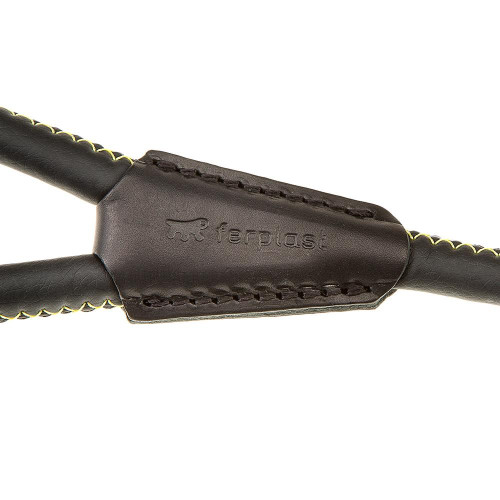 Повідець з еко-шкіри Ferplast Derby G10 / 110 Black для собак, 10 мм, 110 см