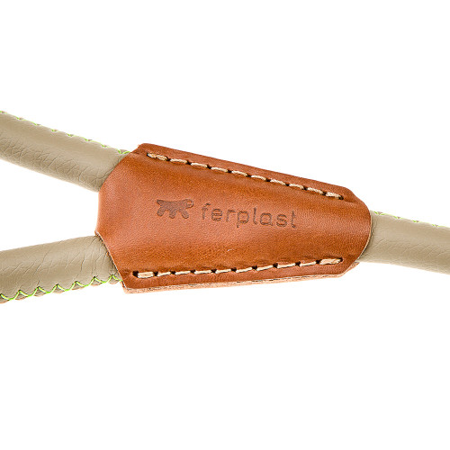 Повідець з еко-шкіри Ferplast Derby G12 / 110 Grey для собак, 12 мм, 110 см