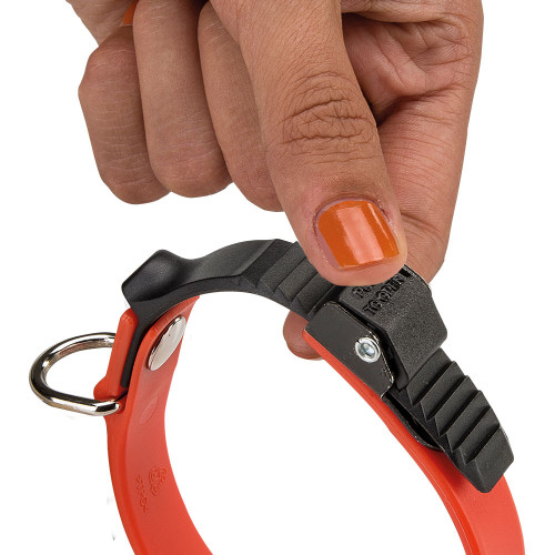 Еластичний нашийник з системою мікрорегулюванням Ferplast Ergoflex C15 / 25 Orange для собак