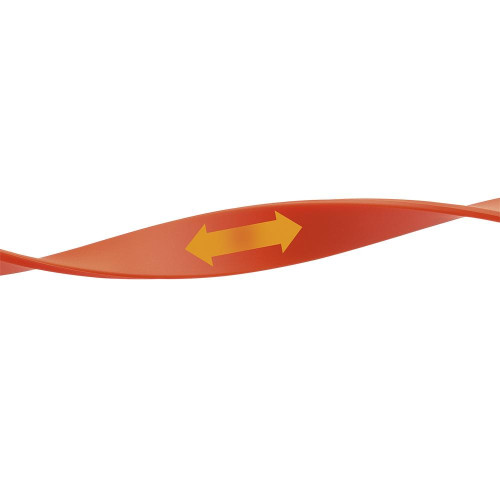Еластичний поводок з ергономічною ручкою Ferplast Ergoflex G18 / 110 Orange для собак, 18 мм, 110 см