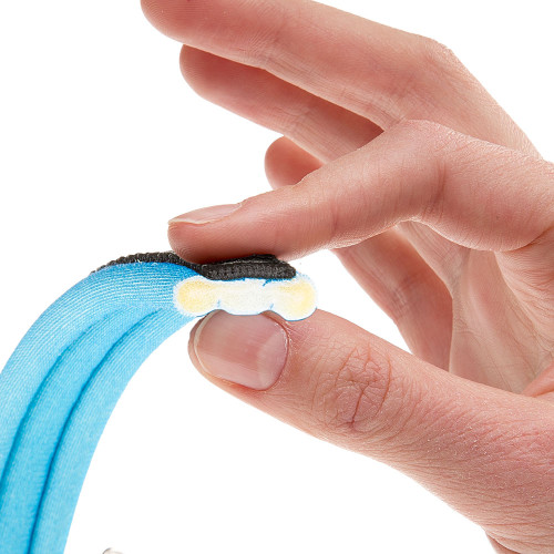 Повідець Ferplast Ergofluo Matic GA25 / 200 блакитний, для собак з автоматичним карабіном, 25 мм, 200 см