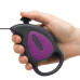Поводок-рулетка для собак до 8 кг Ferplast Flippy Deluxe Mini Purple зі шнуром, фіолетовий, 3 м