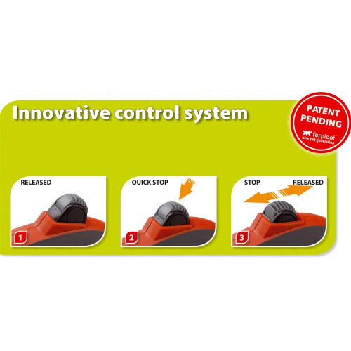 Поводок-рулетка для собак до 12 кг зі стрічкою Ferplast Flippy Tech Tape Red, червоний, 3 м