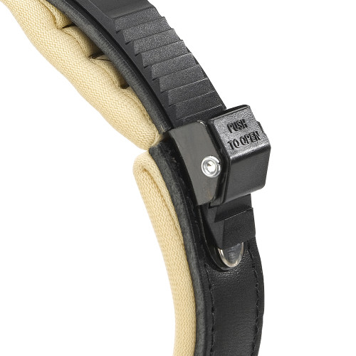 Шкіряний нашийник з металевими аплікаціями Giotto Luxor Black C25 / 49 для собак, A: 45 ÷ 49 см - B: 25 мм