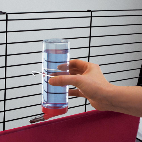 Поїлка Ferplast L180 Drinky 75-drinking Bottle, червона для дрібних тварин