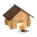 Дерев'яний будиночок Ferplast Sin 4648 Wodden House Hamster для дрібних тварин
