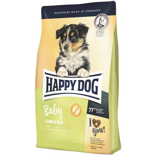 Сухий корм Happy Dog Baby для цуценят середніх і великих порід від 4 тижні з чутливим травленням, 1 кг