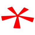 Спіраль Ferplast Two Bladed Propeller Magic Mill Red для клітин хом'яка