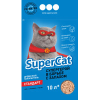 Наповнювач для туалету Super Cat Стандарт 3 кг, синій