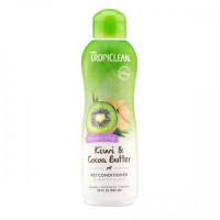 Кондиціонер TropiClean Kiwi & Cocoa Butter для відновлення сухої вовни для собак і кішок, 592 мл Кондиціонер TropiClean Kiwi & Cocoa Butter для відновлення сухої вовни для собак і кішок, 592 мл
