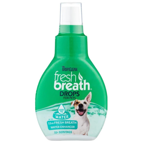 Краплі TropiClean Fresh Breath «Свіже дихання» для догляду за зубами і яснами для собак, 65 мл