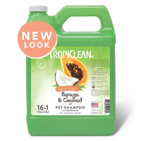 Шампунь TropiClean Luxury 2in1 Papaya & Coconut "Папайя плюс 2 в 1" для собак і котів, 3,8 л