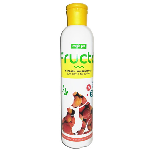 Бальзам - кондиціонер Magic Pet Fruit Line лікувальний для котів і собак, з екстрактом персика, 220 мл