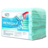 Пелюшки супервпітивающіе Magic Pet для цуценят і собак 60 x 90 см, 30 шт