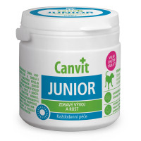 Вітамінна добавка Canvit Junior for Dogs для підтримки здорового розвитку для цуценят і молодих собак, 230 г
